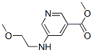 3-Pyridinecarboxylicacid,5-[(2-methoxyethyl)amino]-,methylester(9ci) Structure,500865-04-3Structure