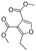 3,4-Furandicarboxylicacid,2-ethyl-,dimethylester(9ci) Structure,500872-66-2Structure