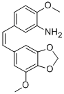 (Z)-2-methoxy-5-(2-(7-methoxy-benzo[d][1,3]dioxol-5-yl)vinyl)aniline Structure,501033-98-3Structure