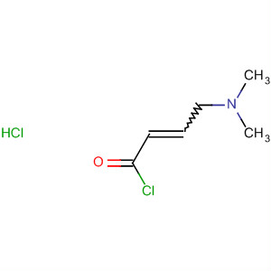 2-Butenoyl chloride, 4-(dimethylamino)-, hydrochloride Structure,501332-27-0Structure