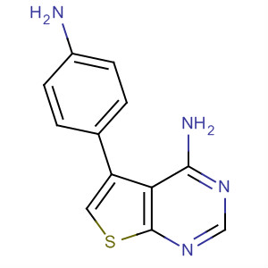 5-(4-Aminophenyl)-thieno[2,3-d]pyrimidin-4-amine Structure,501696-28-2Structure