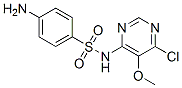 4-氨基-N-(6-氯-5-甲氧基-4-嘧啶)苯磺酰胺结构式_5018-23-5结构式