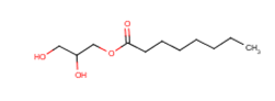 1-辛酰基-rac-甘油结构式_502-54-5结构式