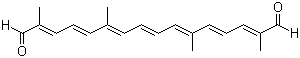 (2E,4e,6e,8e,10e,12e,14e)-2,6,11,15-tetramethyl-2,4,6,8,10,12,14-hexadecaheptenedial Structure,502-70-5Structure