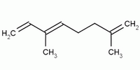 3,7-二甲基-1,3,7-辛三烯结构式_502-99-8结构式