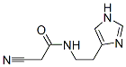 (9ci)-2-氰基-n-[2-(1H-咪唑-4-基)乙基]-乙酰胺结构式_502164-38-7结构式