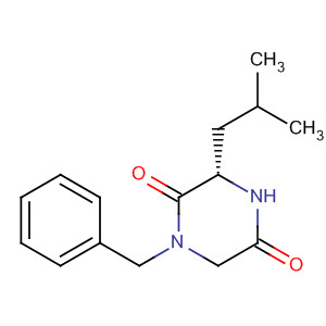 (S)-1-benzyl-3-isobutylpiperazine-2,5-dione Structure,502482-25-9Structure