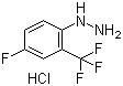 [4-Fluoro-2-(trifluoromethyl)phenyl]hydrazine hydrochloride Structure,502496-21-1Structure