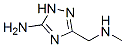 1H-1,2,4-triazole-3-methanamine, 5-amino-n-methyl- (9ci) Structure,502546-39-6Structure