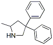 2-Methyl-4,4-diphenyl-pyrrolidine Structure,50259-75-1Structure