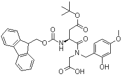 Fmoc-asp(otbu)-n(hmb)-gly-oh Structure,502640-94-0Structure