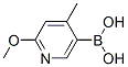 2-Methoxy-4-methylpyridine-5-boronic acid Structure,503184-35-8Structure