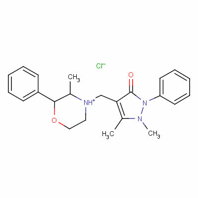 Morazone Hydrochloride Structure,50321-35-2Structure