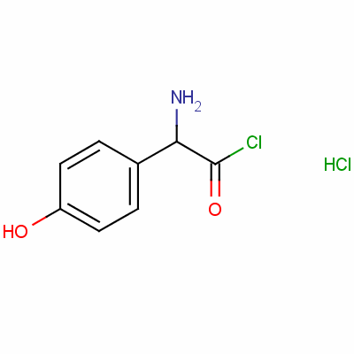 [2-Chloro-1-(4-hydroxyphenyl)-2-oxoethyl ]ammonium chloride Structure,50359-19-8Structure