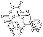 alpha-D-吡喃葡萄糖醛酸甲酯2,3,4-三苯甲酸酯1-甲烷磺酸酯结构式_503599-28-8结构式