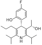 3-Pyridinemethanol ,4-(4-fluoro-2-hydroxyphenyl)-a-methyl-2,6-bis(1-methylethyl)-5-propyl-,(as,4s)-(9ci) Structure,503610-14-8Structure