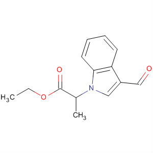 3-(3-Formylindol-1-yl)propionic acid ethyl ester Structure,503829-88-7Structure