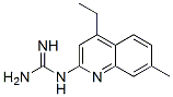 Guanidine,(4-ethyl-7-methyl-2-quinolinyl)-(9ci) Structure,503831-73-0Structure