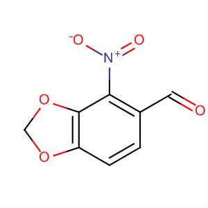 4-Nitrobenzo[d][1,3]dioxole-5-carbaldehyde Structure,503853-97-2Structure