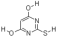 4,6-二羟基-2-巯基嘧啶结构式_504-17-6结构式