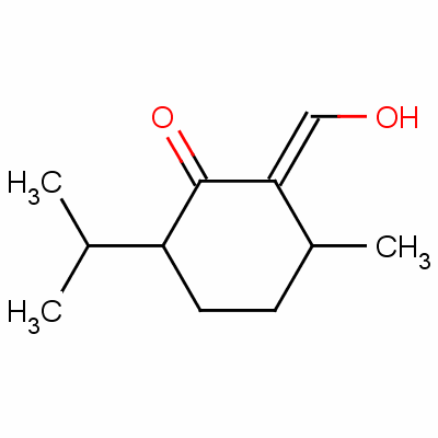 2-(Hydroxymethylene)-6-(isopropyl)-3-methylcyclohexan-1-one Structure,50421-83-5Structure