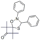 1,1,3,3-Tetramethyl-6,7-diphenyl-5-oxa-8-thia-6-azaspiro[3.4]octan-2-one Structure,50455-60-2Structure