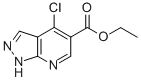 Ethyl 4-chloro-1h-pyrazolo[3,4-b]pyridine-5-carboxylate Structure,50476-72-7Structure