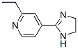 4-(4,5-二氢-1H-咪唑-2-基)-2-乙基吡啶结构式_505061-10-9结构式