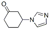 Cyclohexanone,3-(1h-imidazol-1-yl)-(9ci) Structure,505062-29-3Structure