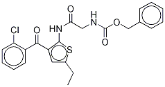 [2-[[3-(2-Chlorobenzoyl)-5-ethyl-2-thienyl]amino]-2-oxoethyl]carbamic acid benzyl ester Structure,50508-73-1Structure