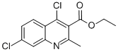 Ethyl 4,7-dichloro-2-methylquinoline-3-carboxylate Structure,50593-27-6Structure