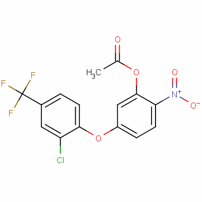 5-[2-Chloro-4-(trifluoromethyl)phenoxy]-2-nitrophenyl acetate Structure,50594-44-0Structure