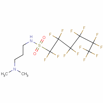 N-[3-(dimethylamino)propyl]tridecafluorohexanesulphonamide Structure,50598-28-2Structure