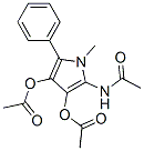 N-(3,4-二乙酰氧基-1-甲基-5-苯基-1H-吡咯-2-基)乙酰胺结构式_50618-98-9结构式