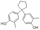 1,1-Bis(3-methyl-4-hydroxyphenyl)cyclopentane Structure,50628-59-6Structure