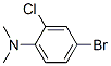 4-Bromo-2-chloro-N,N-dimethylaniline Structure,50638-51-2Structure