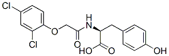 N-[(2,4-dichlorophenoxy)acetyl ]-l-tyrosine Structure,50649-05-3Structure