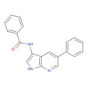 N-(5-phenyl-1h-pyrrolo[2,3-b]pyridin-3-yl)benzamide Structure,507462-25-1Structure