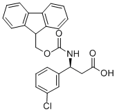 Benzenepropanoic acid, 3-chloro-β-[[(9H-fluoren-9-ylmethoxy)carbonyl]amino]-, (βS)- Structure,507472-16-4Structure