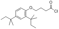 4-[2,4-双(1,1-二甲基丙基)苯氧基]丁酰氯结构式_50772-29-7结构式