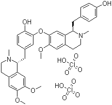 莲心碱高氯酸盐结构式_5088-90-4结构式