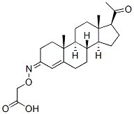 4-孕烯-3,20-二酮 3-[o-羰基甲基]肟结构式_50909-89-2结构式