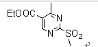 Ethyl 4-methyl-2-(methylsulfonyl)pyrimidine-5-carboxylate Structure,509101-17-1Structure