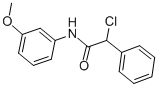 2-Chloro-n-(3-methoxy-phenyl)-2-phenyl-acetamide Structure,50916-20-6Structure