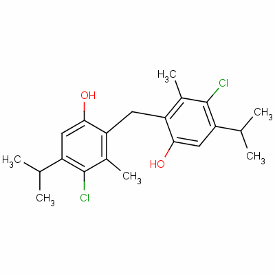 2,2’-Methylenebis[4-chloro-5-isopropyl-m-cresol ] Structure,50992-46-6Structure