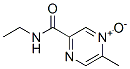 Pyrazinecarboxamide,N-ethyl -5-methyl -,4-oxide (9CI) Structure,51037-29-7Structure