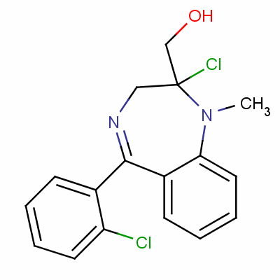 Tuclazepam Structure,51037-88-8Structure