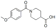 1-(4-Methoxybenzoyl)piperidine-4-carboxylic acid Structure,510739-83-0Structure