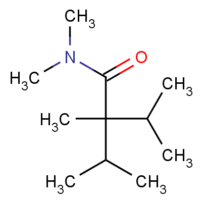 2-异丙基-n,n,2,3-四甲基丁酰胺结构式_51115-69-6结构式