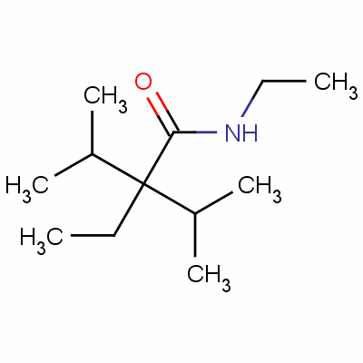 N,2-diethyl-2-(isopropyl)-3-methylbutyramide Structure,51115-70-9Structure